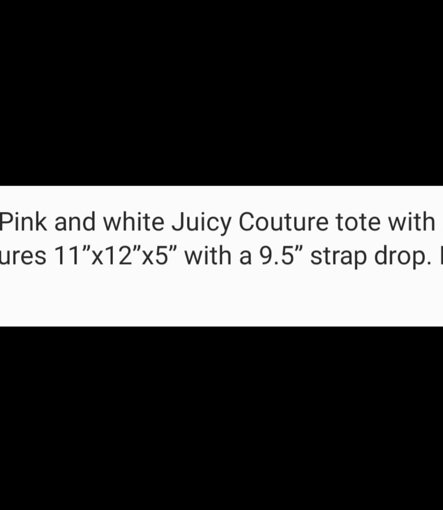 JUICY CULTURE "BAG PINK AND WHITE" - Picture 7 of 7